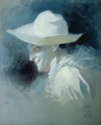 Der Mime-Künstler Georges Wague als Pierrot, 1909